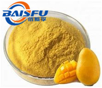 Shaanxi Baisfu pure plant extract 100% water soluble Yellow Powder Mango Powder Freeze-dried Mango Powder use in food/cosmetic/health care products