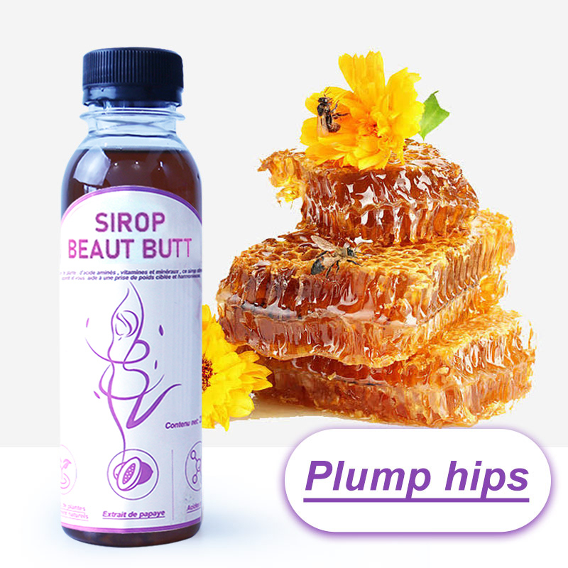 Shan'xi Baisfu Natural Big Butt Enlargement Syrup ODM Butt Booster Maca Hip up Syrup Sirop Pour Les Fesse Buttocks Enlargement Products