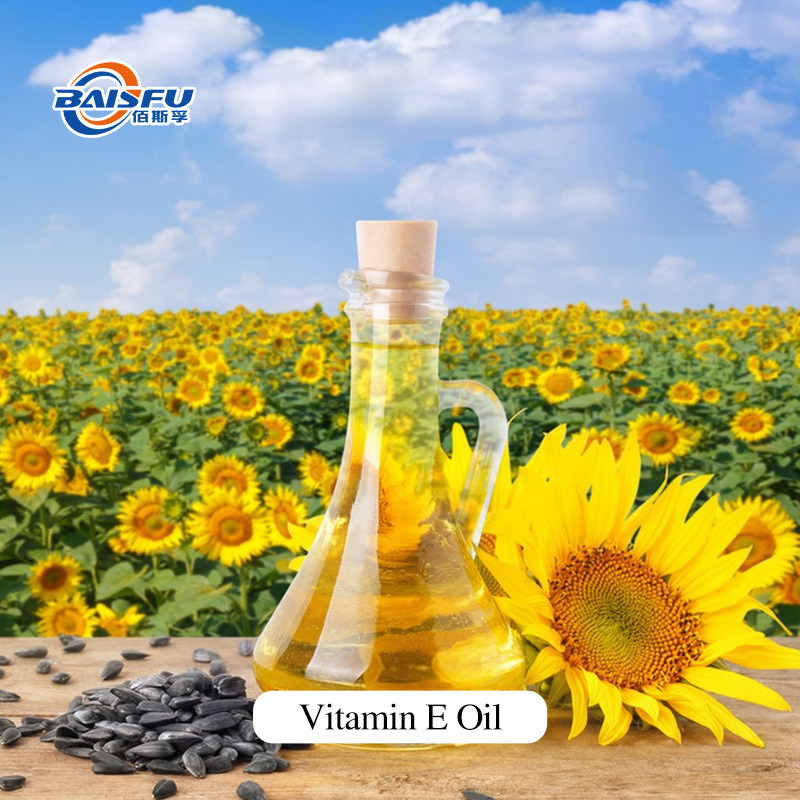 Food Grade Vitamin E Oil Natural/Synthetic Yellow Clear Viscous Liquid CAS:59-02-9