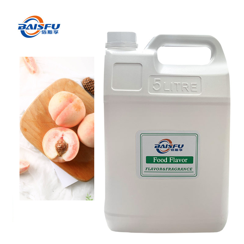 BAISFU Natural White Peach Flavor for Beverages Baking & Snacks