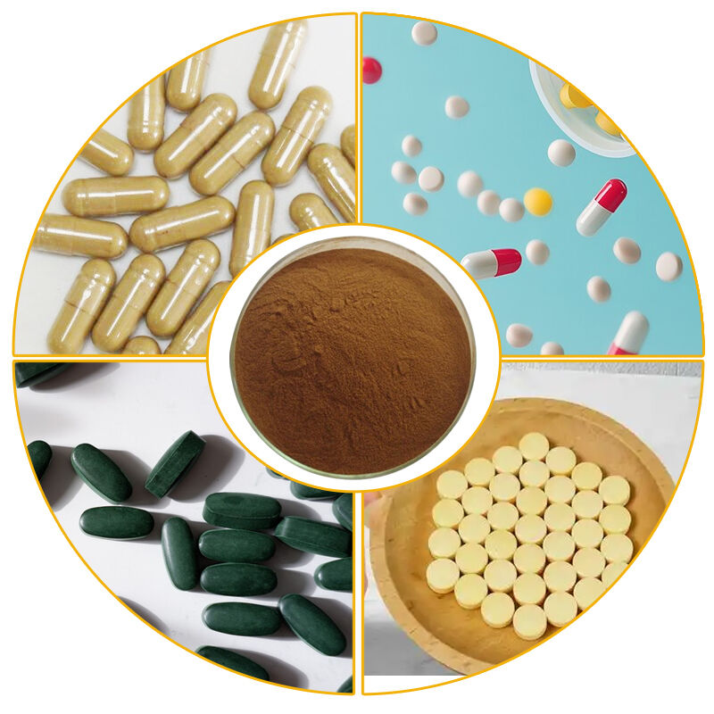 Baisfu pure plant extract Reed Rhizome P.E. high quality brown fine powder for food addtive and cosmetic