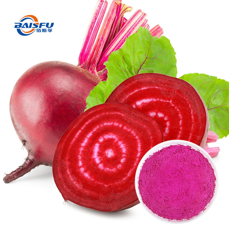 Baisfu Wholesale Organic Freeze-Dried Beetroot Powder Food Grade Nutrition Raw Material Natural Food Coloring Agents For Baking